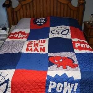 Spider-Man Themed Quilt Bedding